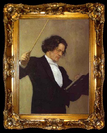 framed  Ilya Repin Anton Rubinstein, ta009-2